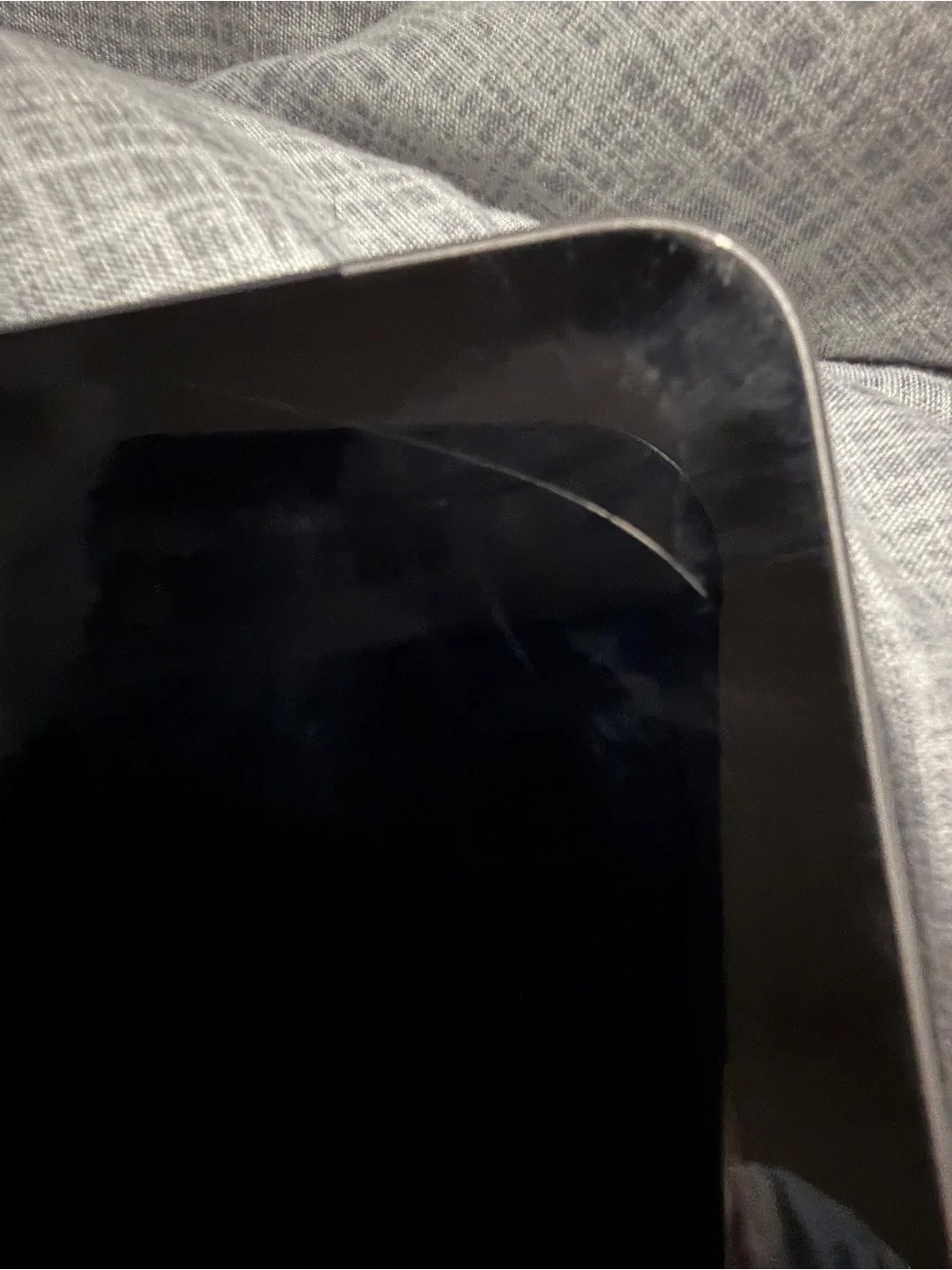 Apple Black Tablet with Home Button